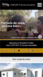 Mobile Screenshot of century21-access-immobilier-biganos.com